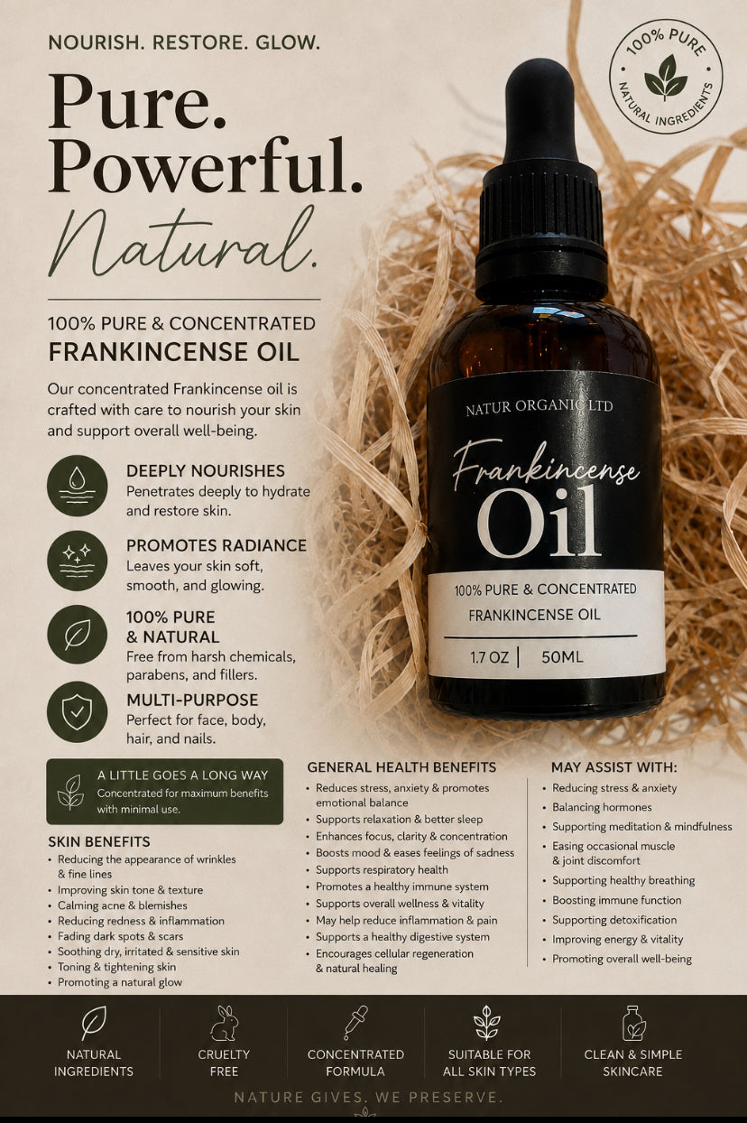Lucky Dip Organics Frankincense oil 50ml