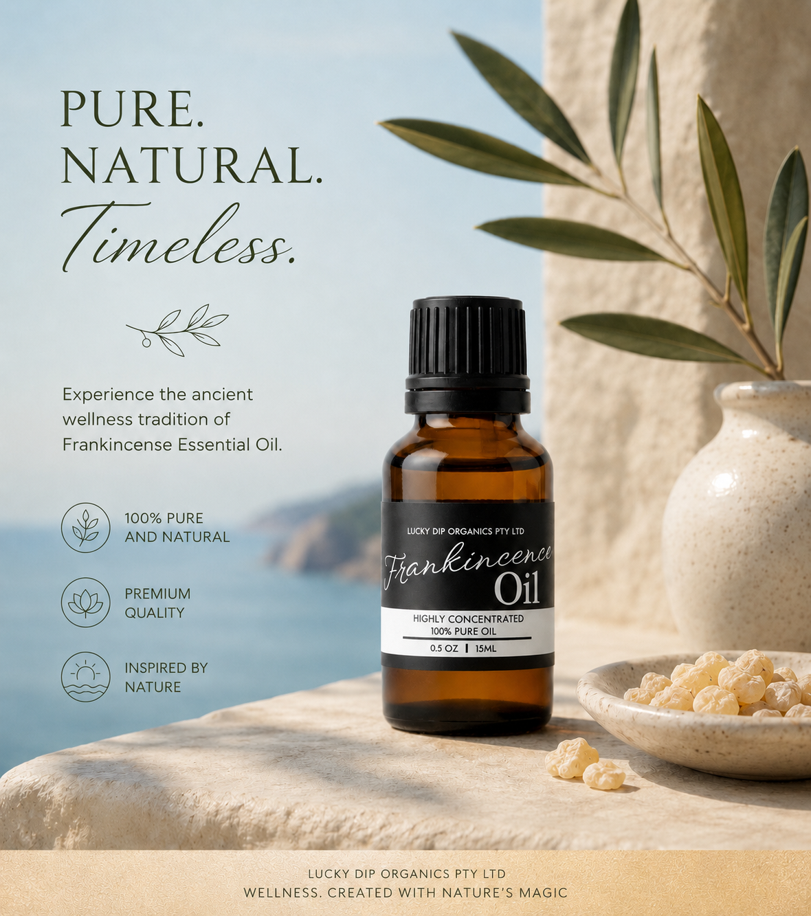 Lucky Dip Organics Frankincense Oil
