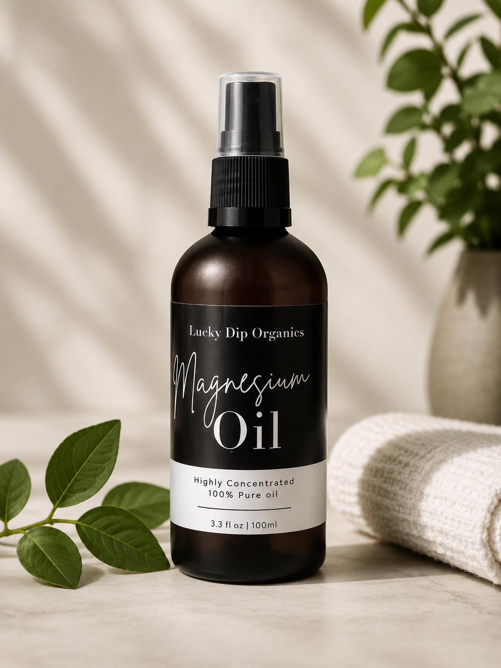 Magnesium oil spray