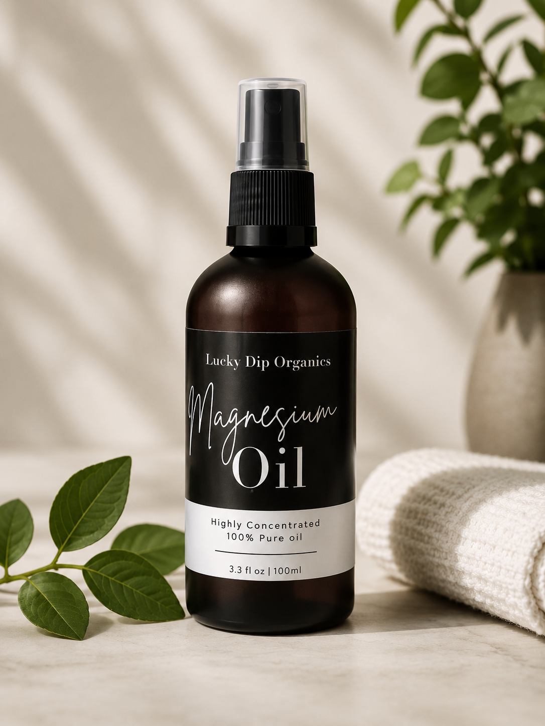 Magnesium oil spray