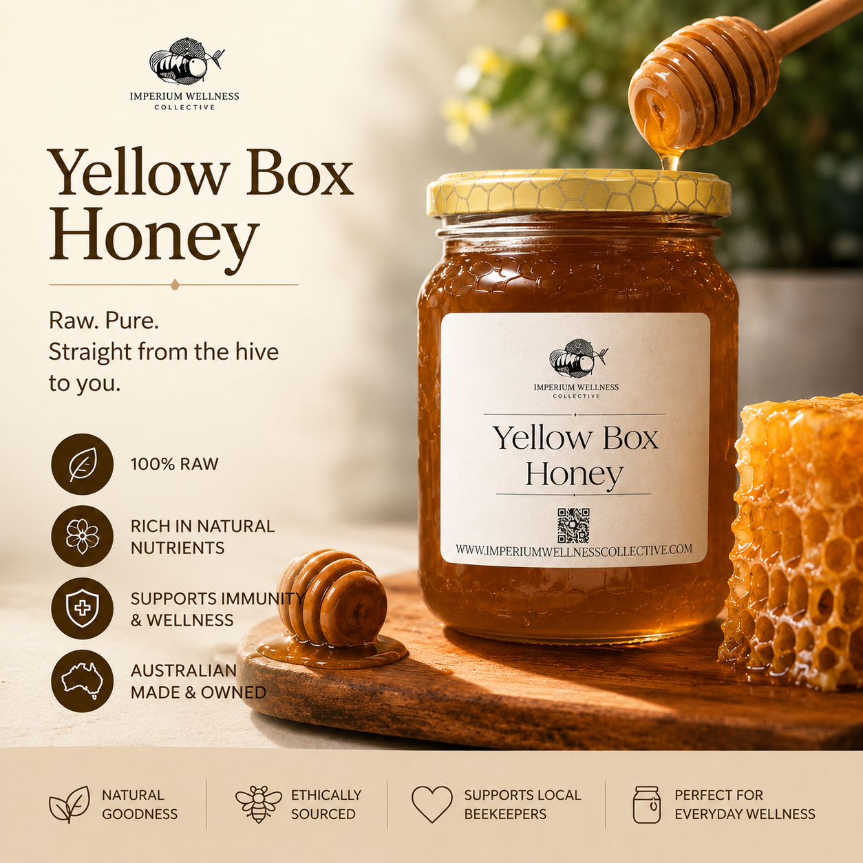 Yellow Box Honey